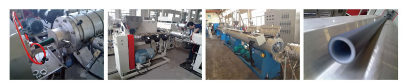 PPR管材生产线现场调试及产品成品